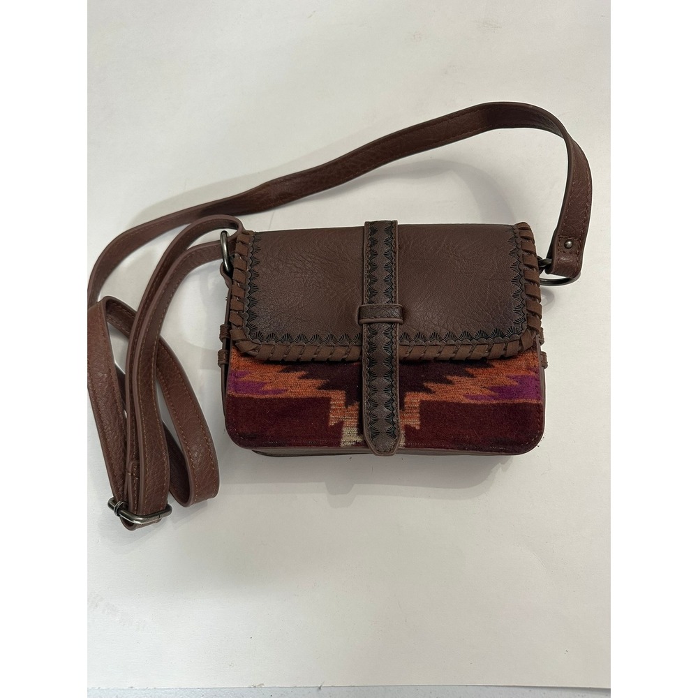Justin Boots Western Southwestern Crossbody Bag Handbag Cowgirl Rodeo Aztec